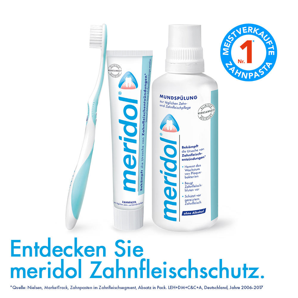 meridol SPEZIAL-ZAHNBÜRSTE EXTRA SANFT 1 St Zahnbürste