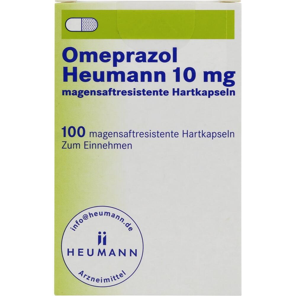 Omeprazol Heumann 10mg 100 St Magensaftresistente Hartkapseln