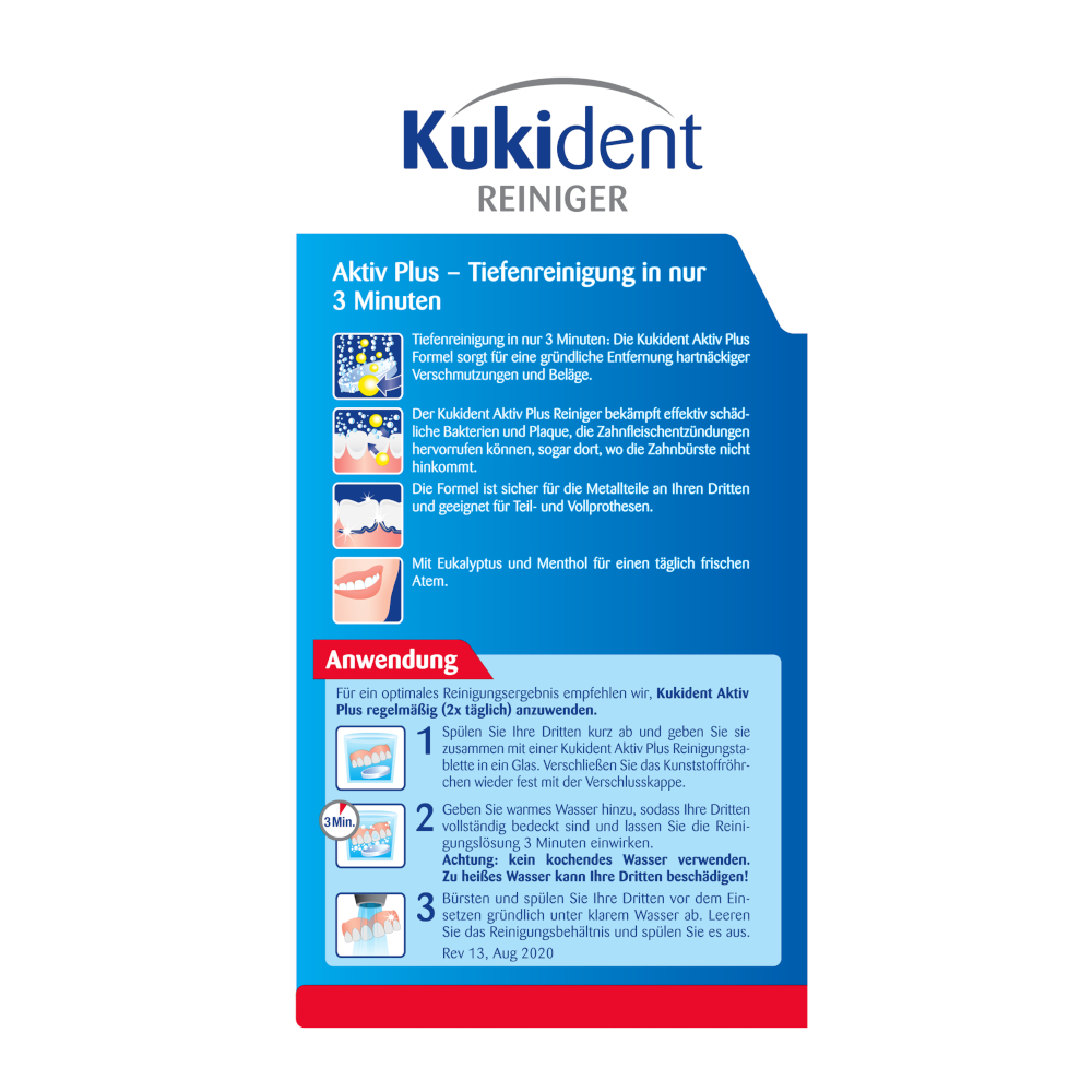 KUKIDENT Aktiv Plus Tabs 99 St Tabletten