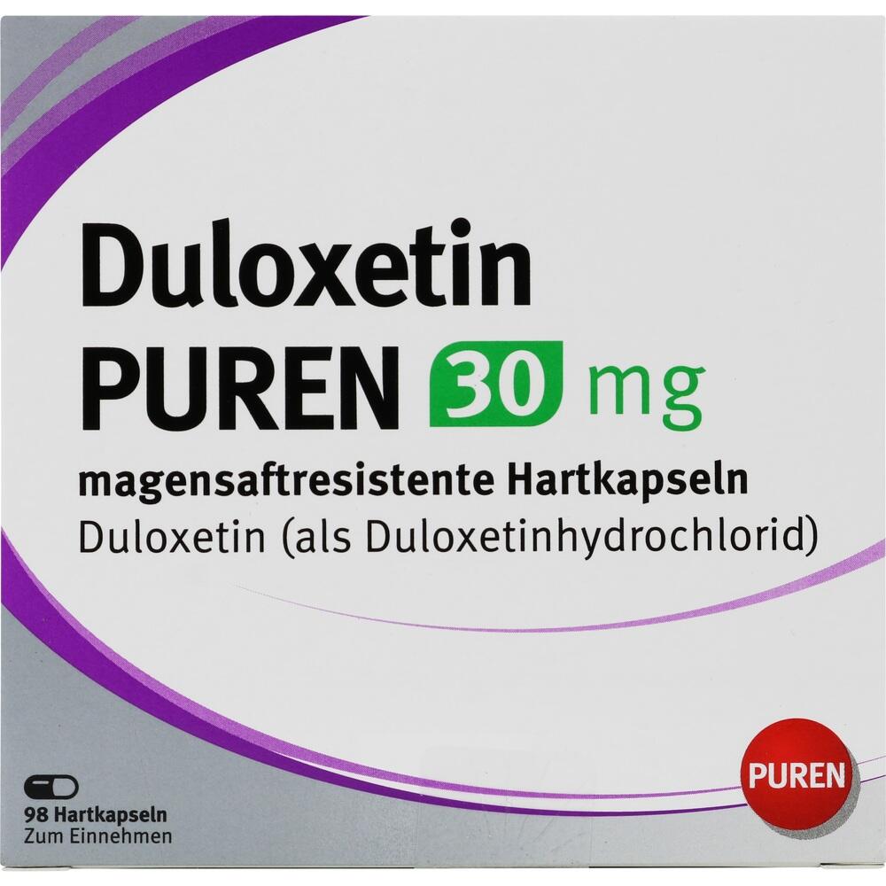 DULOXETIN PUREN 30 mg 98 St Magensaftresistente Hartkapseln