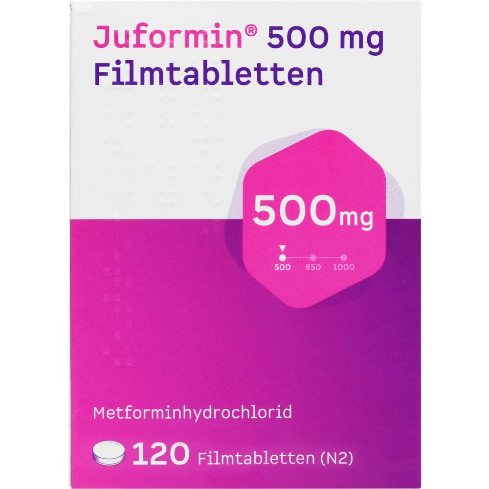 Juformin 500mg 120 St Filmtabletten