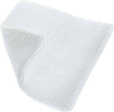 DracoFix Mullkompressen, unsteril 10 cm x 20 cm, 12-fach 100 St Kompressen
