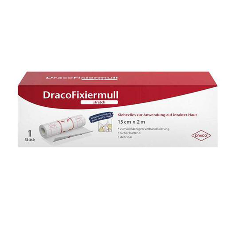 DRACOFIXIERMULL stretch 15 cmx2 m 1 St Pflaster