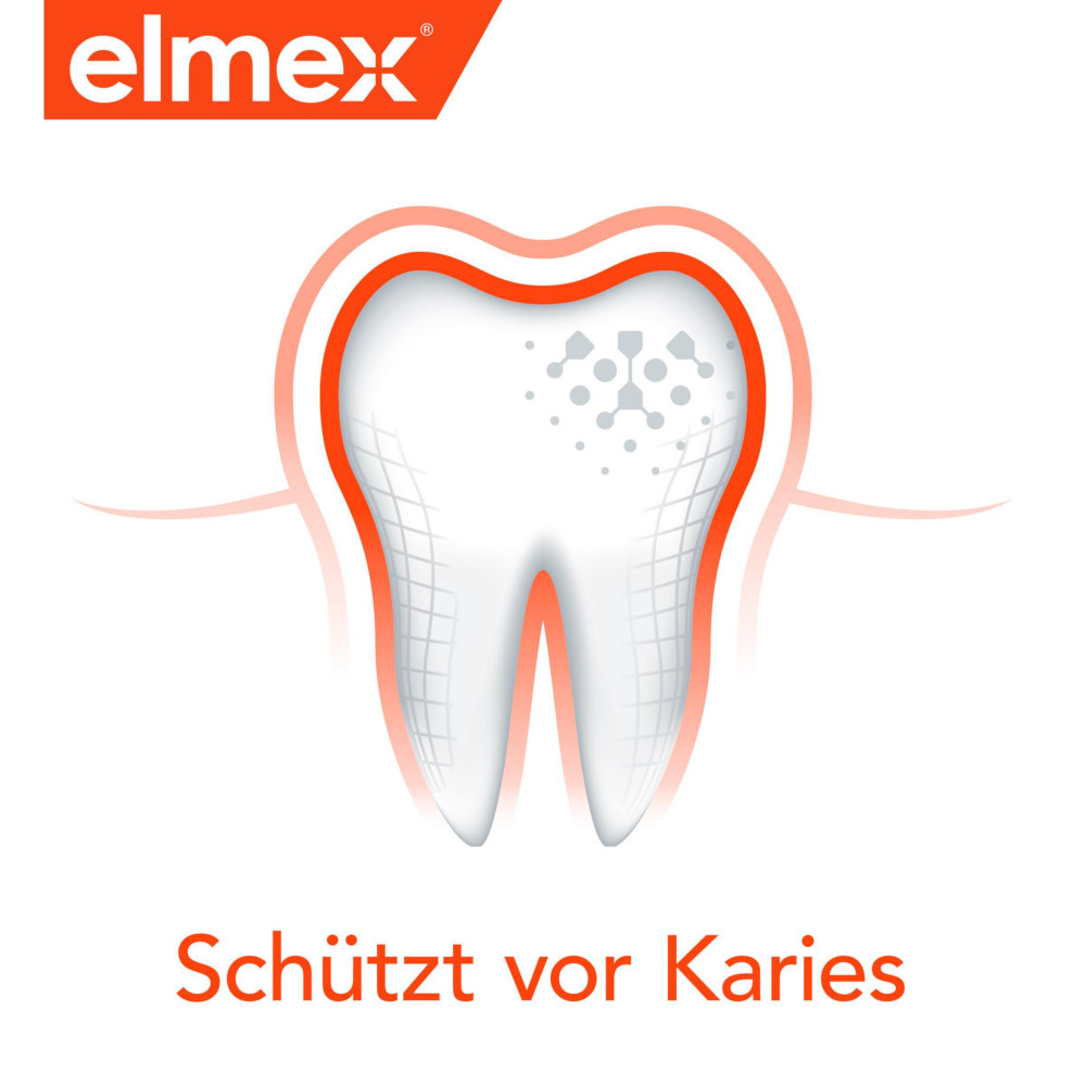 elmex JUNIOR KARIESSCHUTZ Kinder-Zahnpasta 6-12 Jahre Doppelpack 2X75 ml Zahnpasta