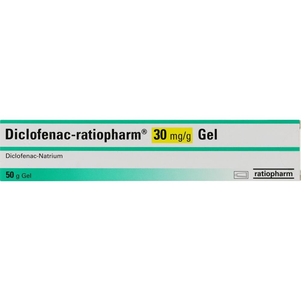 Diclofenac-ratiopharm 30 mg/g 50 g Gel