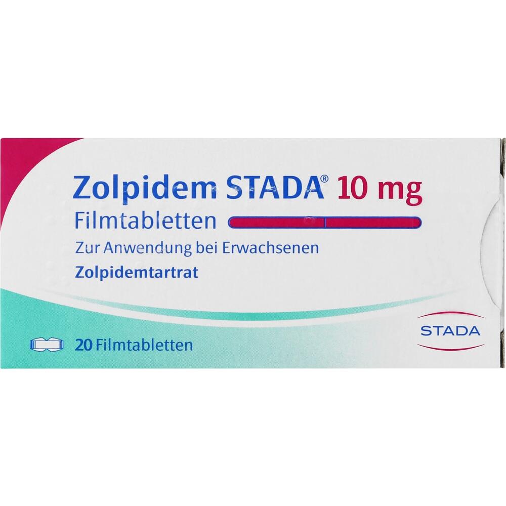 Zolpidem STADA 10mg 20 St Filmtabletten