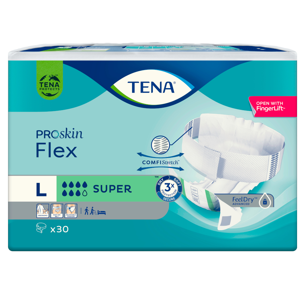 TENA PROskin Flex SUPER pants L 30 St