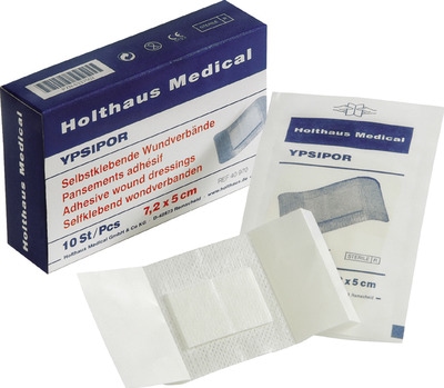 WUNDVERBAND Ypsipor steril 10x20 cm 10 St Verband