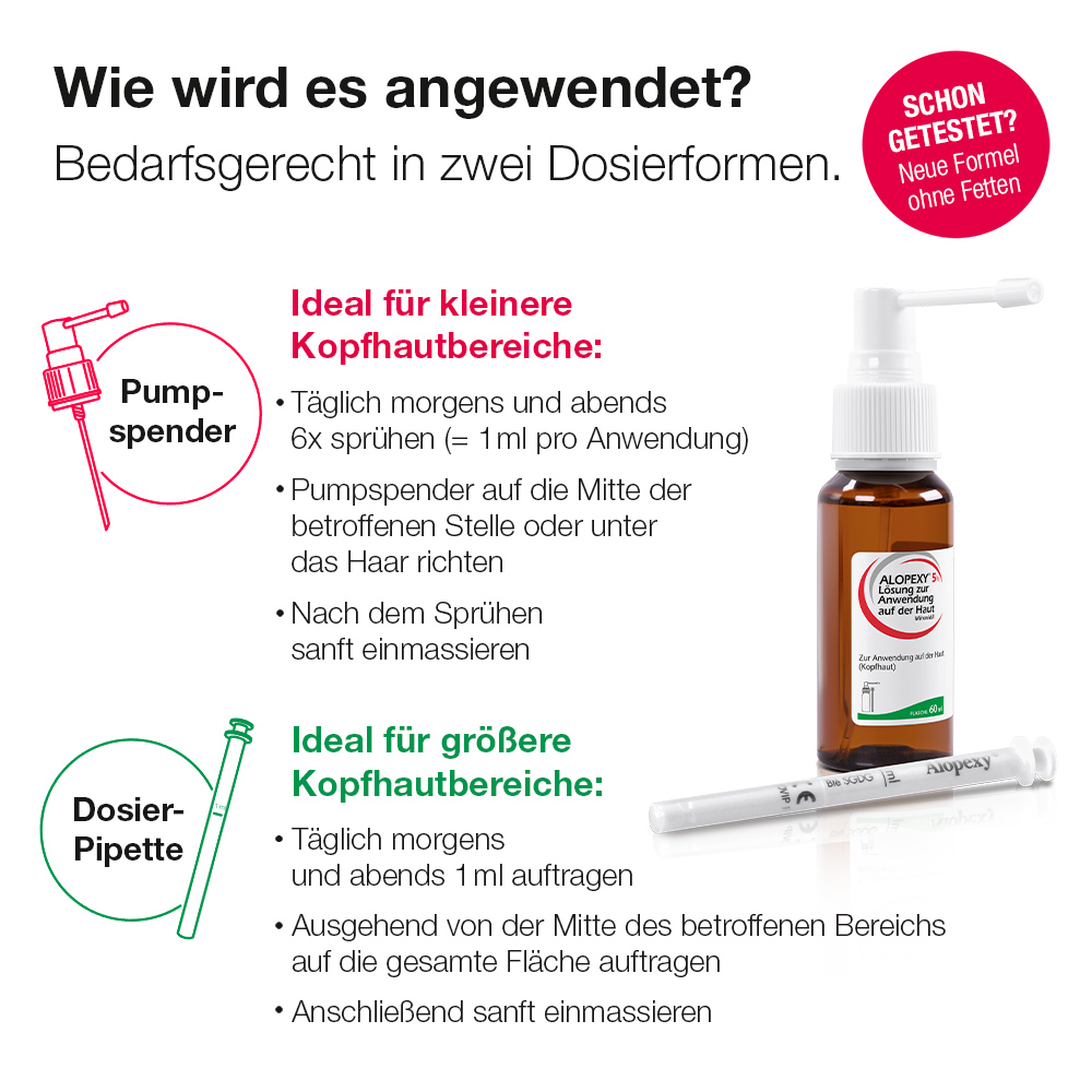 ALOPEXY 5% Lösung zur Anwendung auf der Haut 3X60 ml Lösung