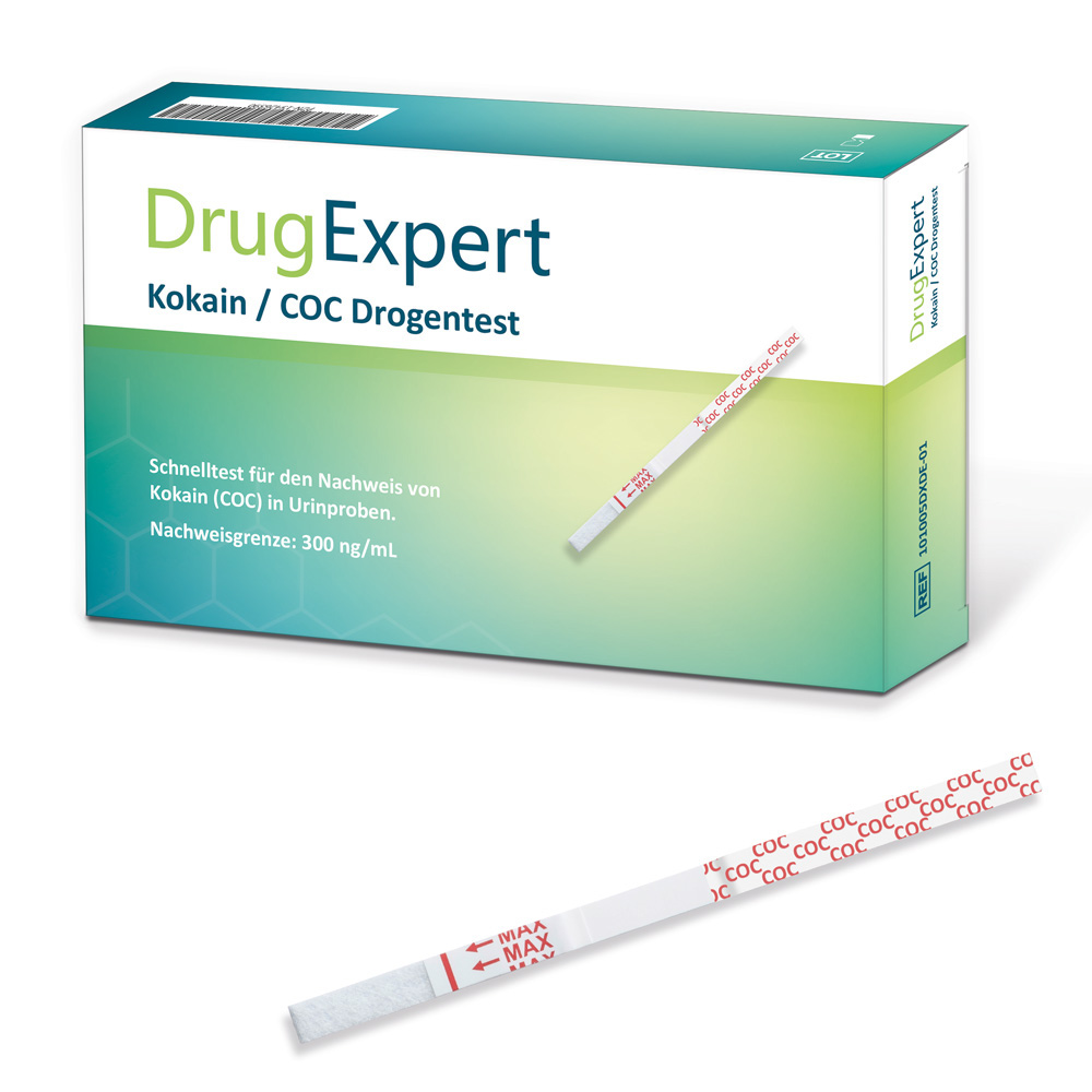 Drug Expert KOKAIN Test 1 St Teststreifen