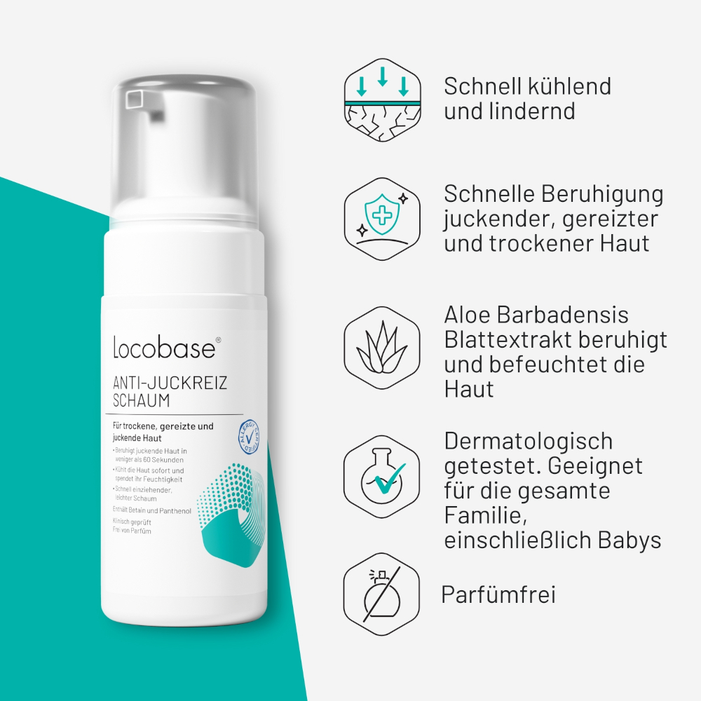 Locobase ANTI-JUCKREIZ SCHAUM 100 ml Schaum