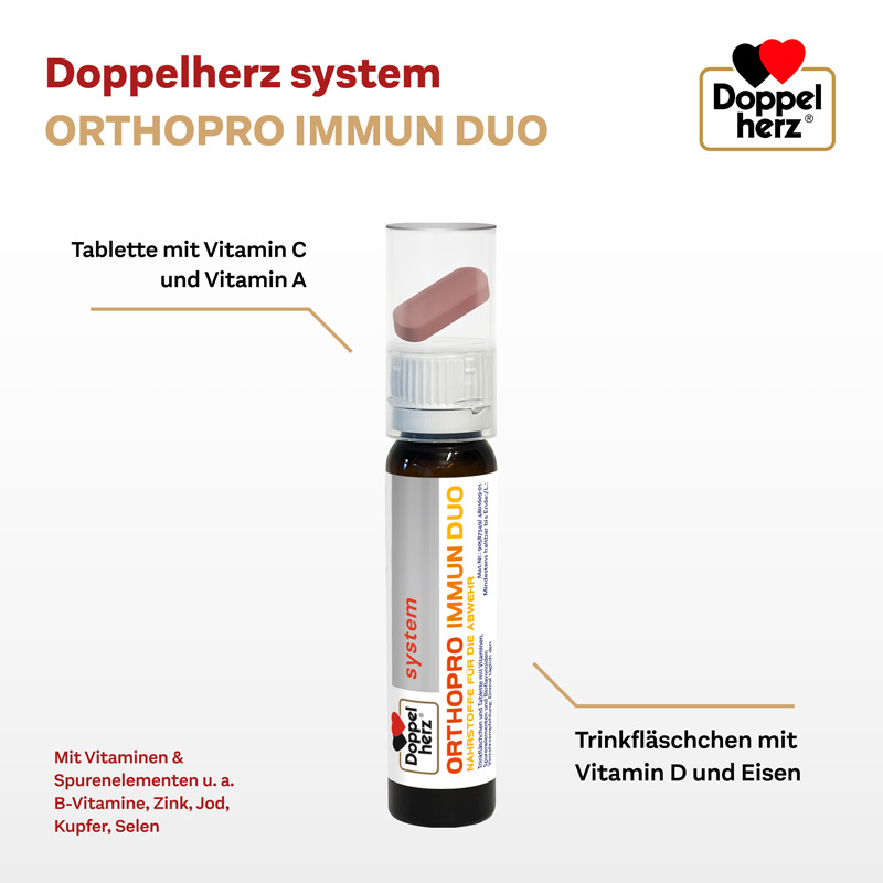 Doppelherz system ORTHOPRO IMMUN DUO 30 St Trinkampullen
