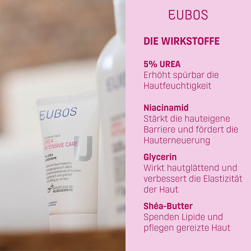 EUBOS UREA INTENSIVE CARE 5% UREA HANDCREME 75 ml Creme