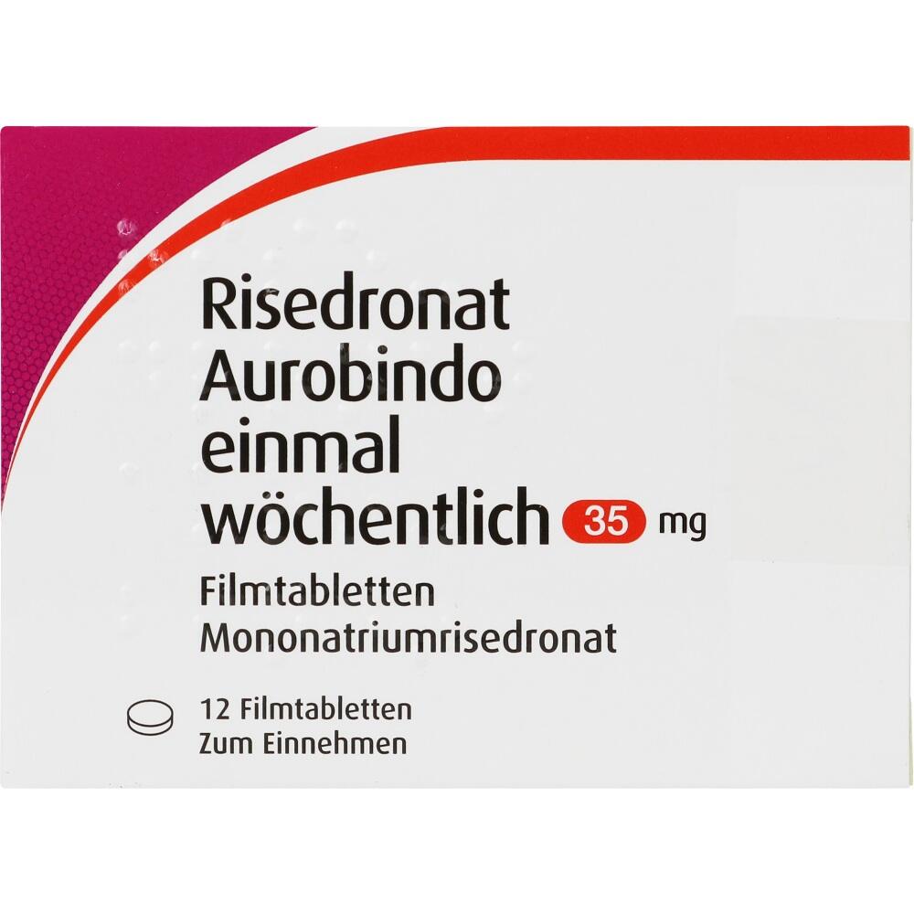 Risedronat Aurobindo einmal wöchentlich 35mg 12 St Filmtabletten