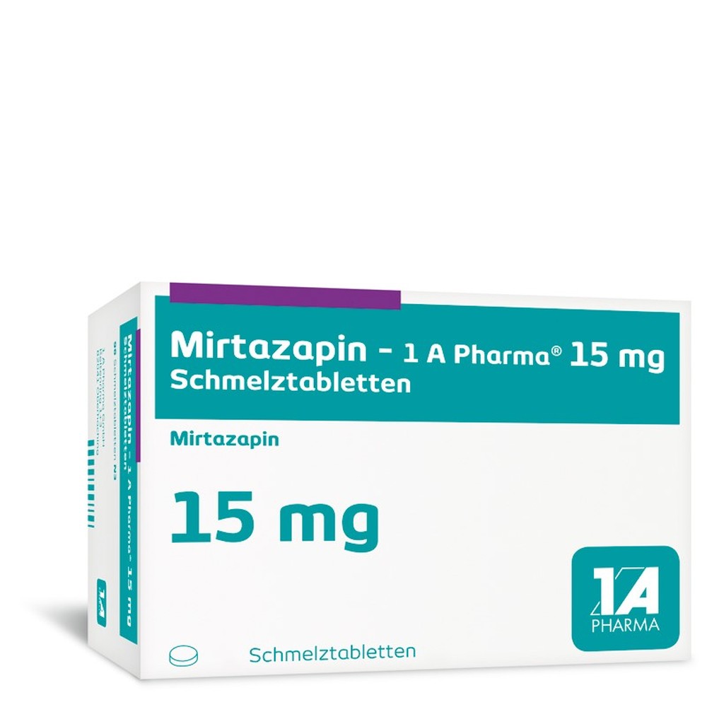 Mirtazapin-1 A Pharma 15mg 20 St Filmtabletten