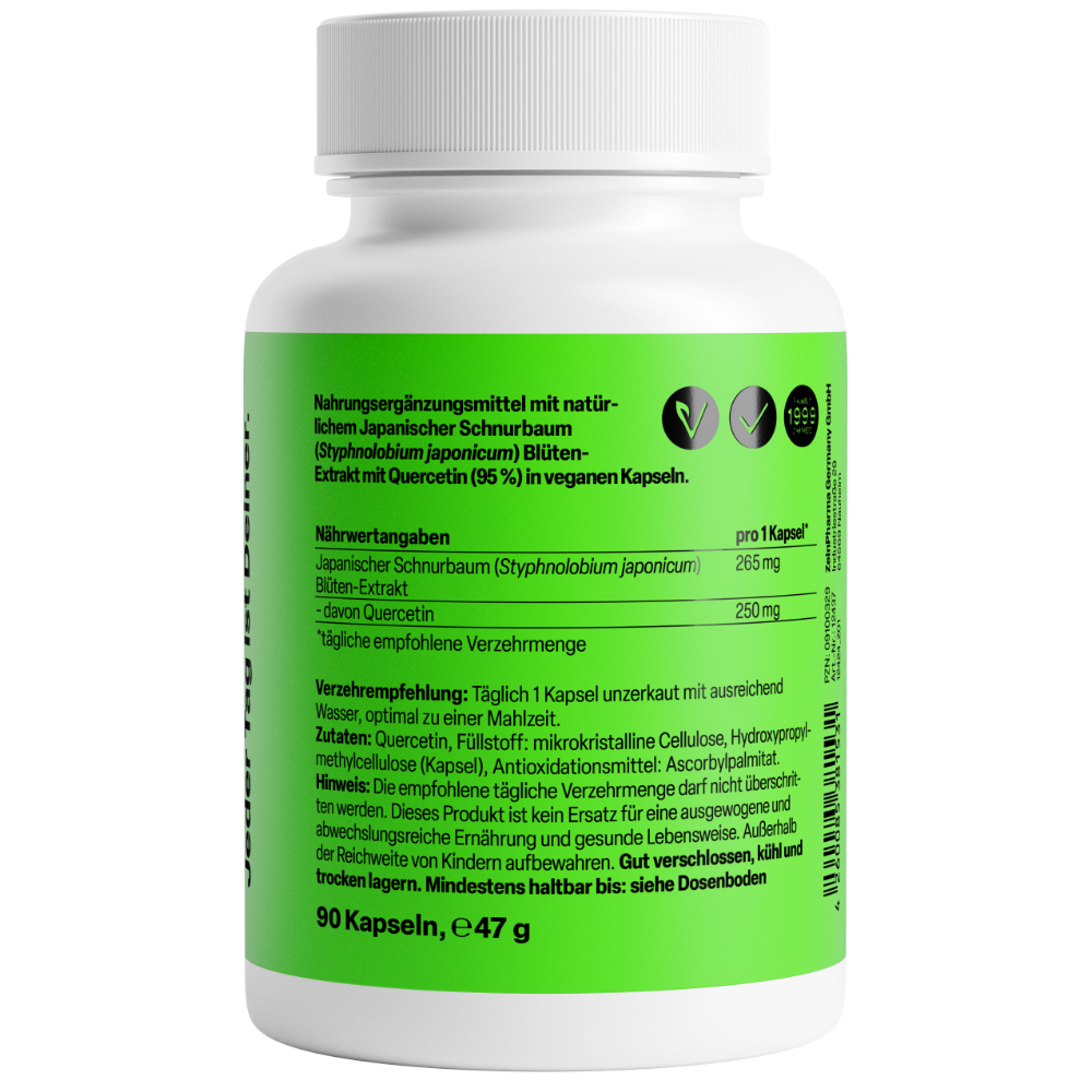 Zein Pharma Quercetin 250 mg 90 St Kapseln