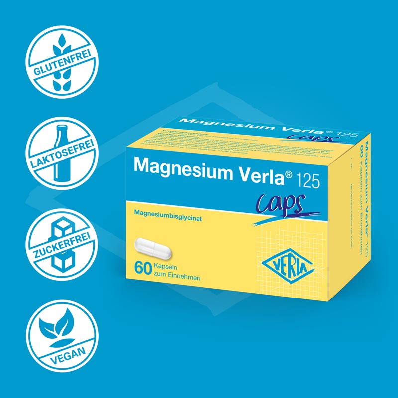 Magnesium Verla 125 caps 60 St Kapseln
