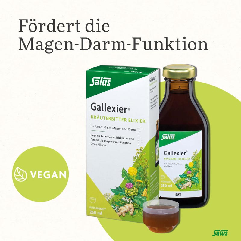 Gallexier Kräuterbitter Elixier 500 ml Flüssigkeit zum Einnehmen