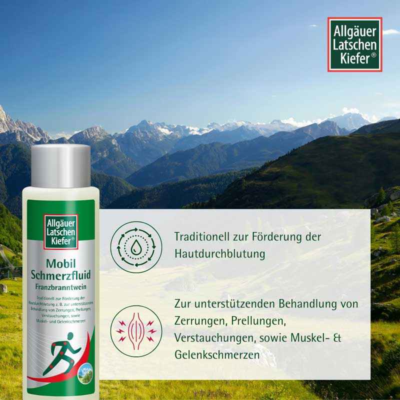 Allgäuer Latschen Kiefer Mobil Schmerzfluid  250 ml Lösung