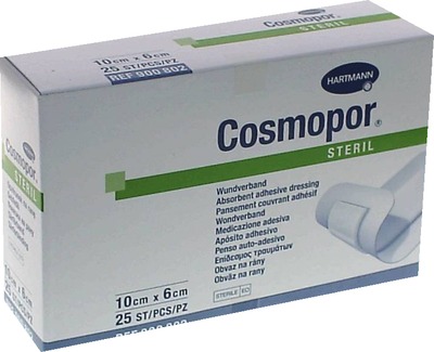 COSMOPOR steril 6x10 cm 25 St Pflaster