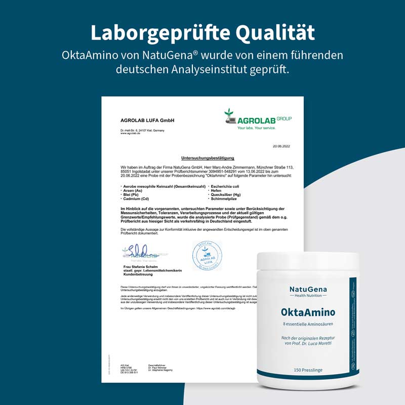 NatuGena OktaAmino 150 St Presslinge