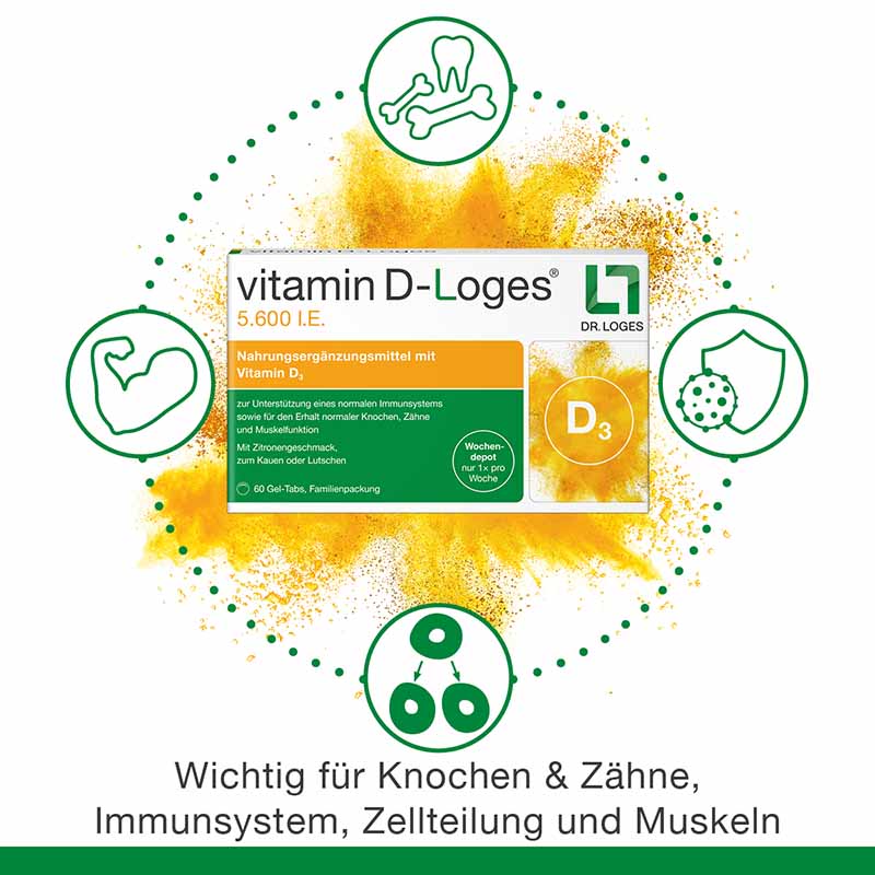 vitamin D-Loges 5.600 I.E.  15 St Kautabletten