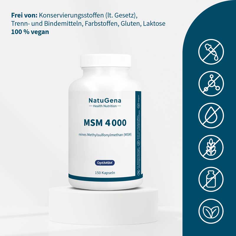 NatuGena MSM 4000 150 St Kapseln
