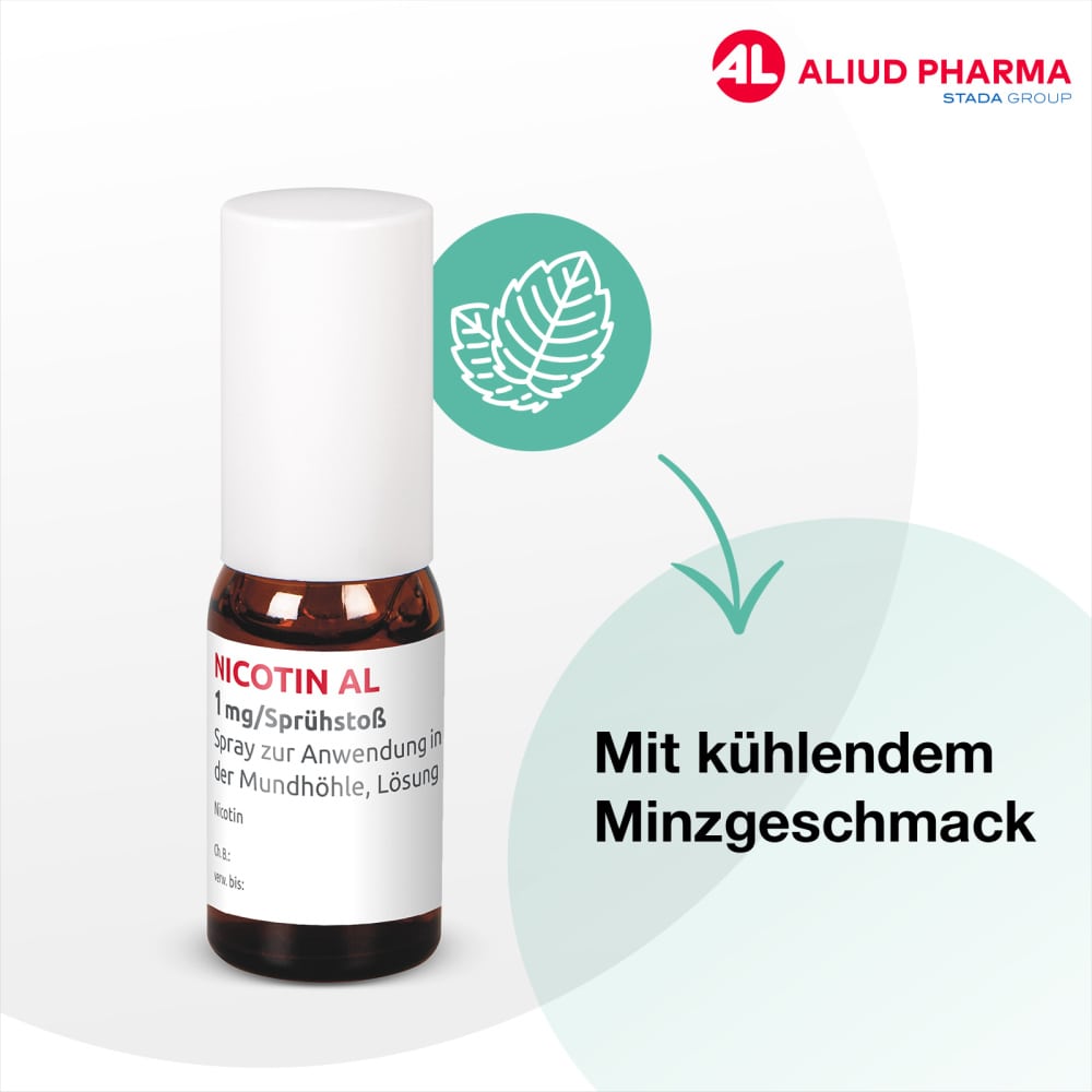 NICOTIN AL 1 mg / Sprühstoß zur Rauchentwöhnung 1 St Spray