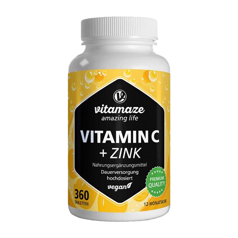 vitamaze VITAMIN C + ZINK 360 St Tabletten