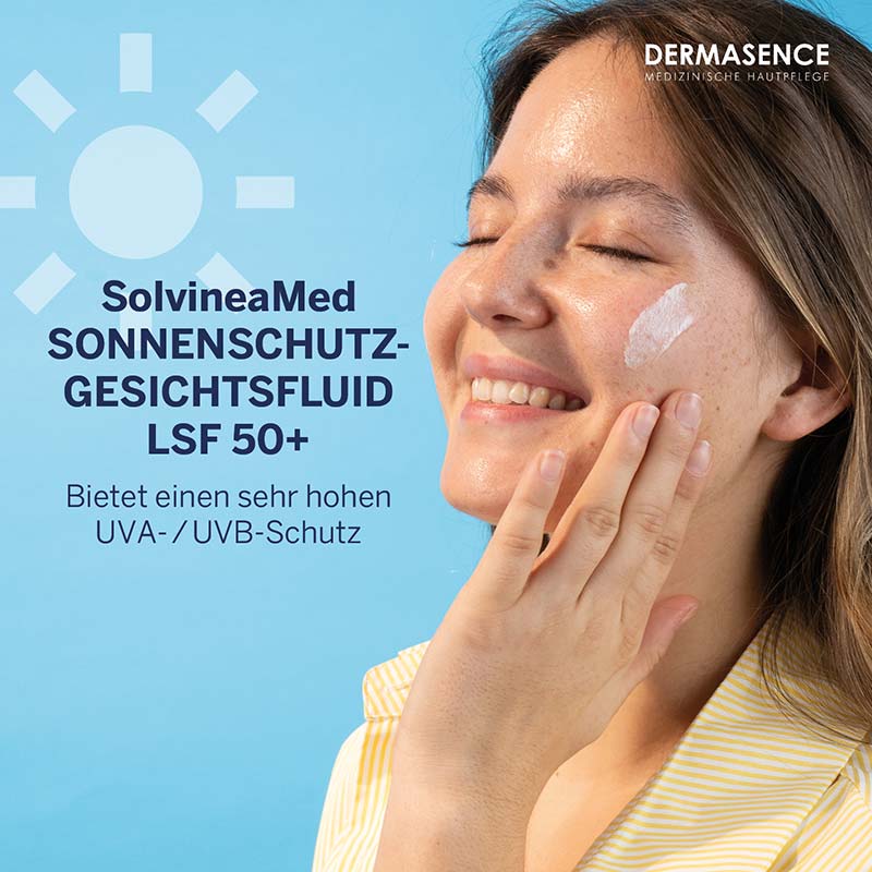 DERMASENCE SolvineaMed SONNENSCHUTZ-GESICHTSFLUID LSF 50+ 50 ml Lotion