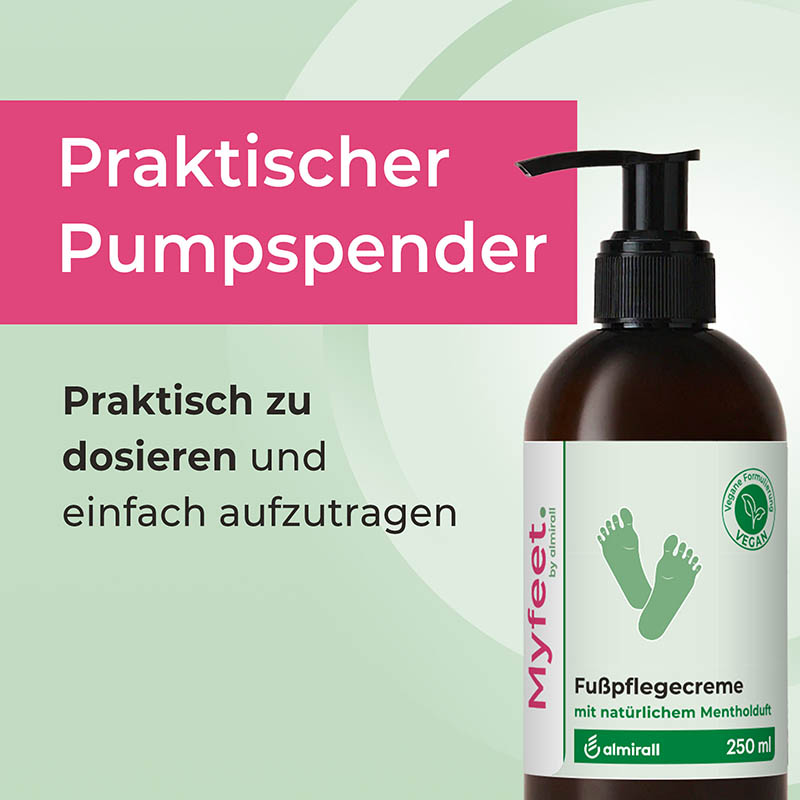 Myfeet Fußpflegecreme - repariert trockene Haut & rissige Fersen