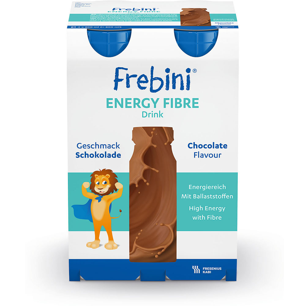 Frebini Energy Fibre Trinknahrung Schokolade 6X4X200 ml Fl&uuml;ssigkeit