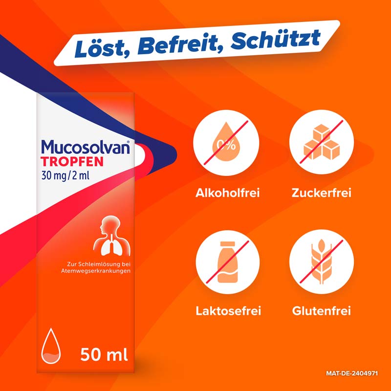 MUCOSOLVAN Hustenl&ouml;ser Tropfen Schleiml&ouml;ser Husten 50 ml Tropfen zum Einnehmen