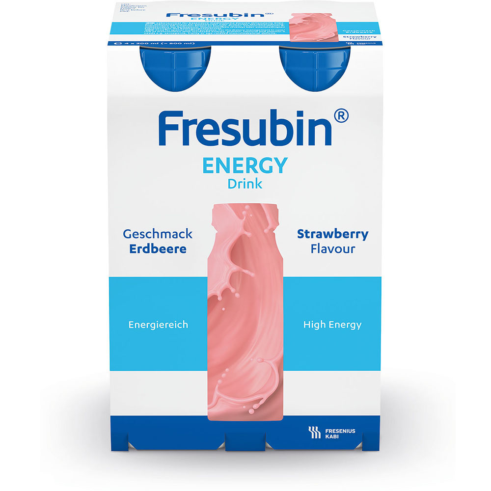 Fresubin Energy Trinknahrung Erdbeere 6X4X200 ml Lösung