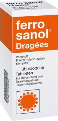 Ferro sanol 40mg Dragees 50 St Überzogene Tabletten