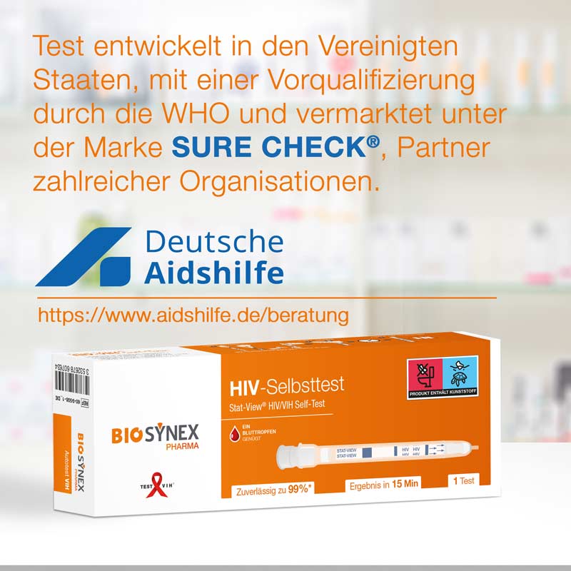 BIOSYNEX HIV-Selbsttest 1 St Test