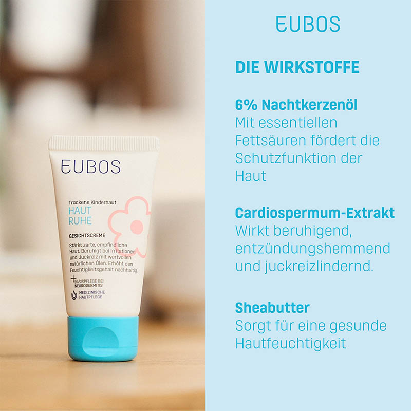 EUBOS KINDER Haut Ruhe Gesichtscreme 30 ml Creme