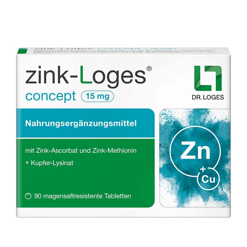 zink-Loges concept 15 mg 90 St Tabletten magensaftresistent