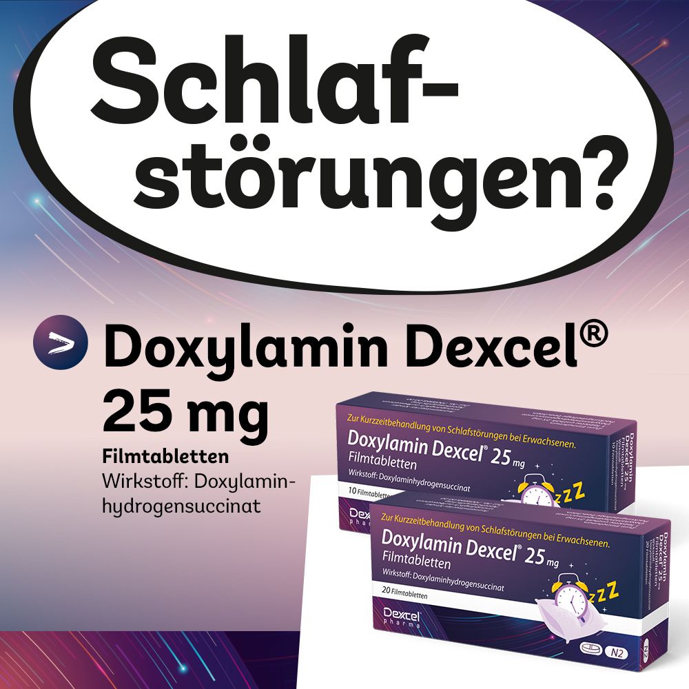 Doxylamin Dexcel 25 mg 10 St Filmtabletten