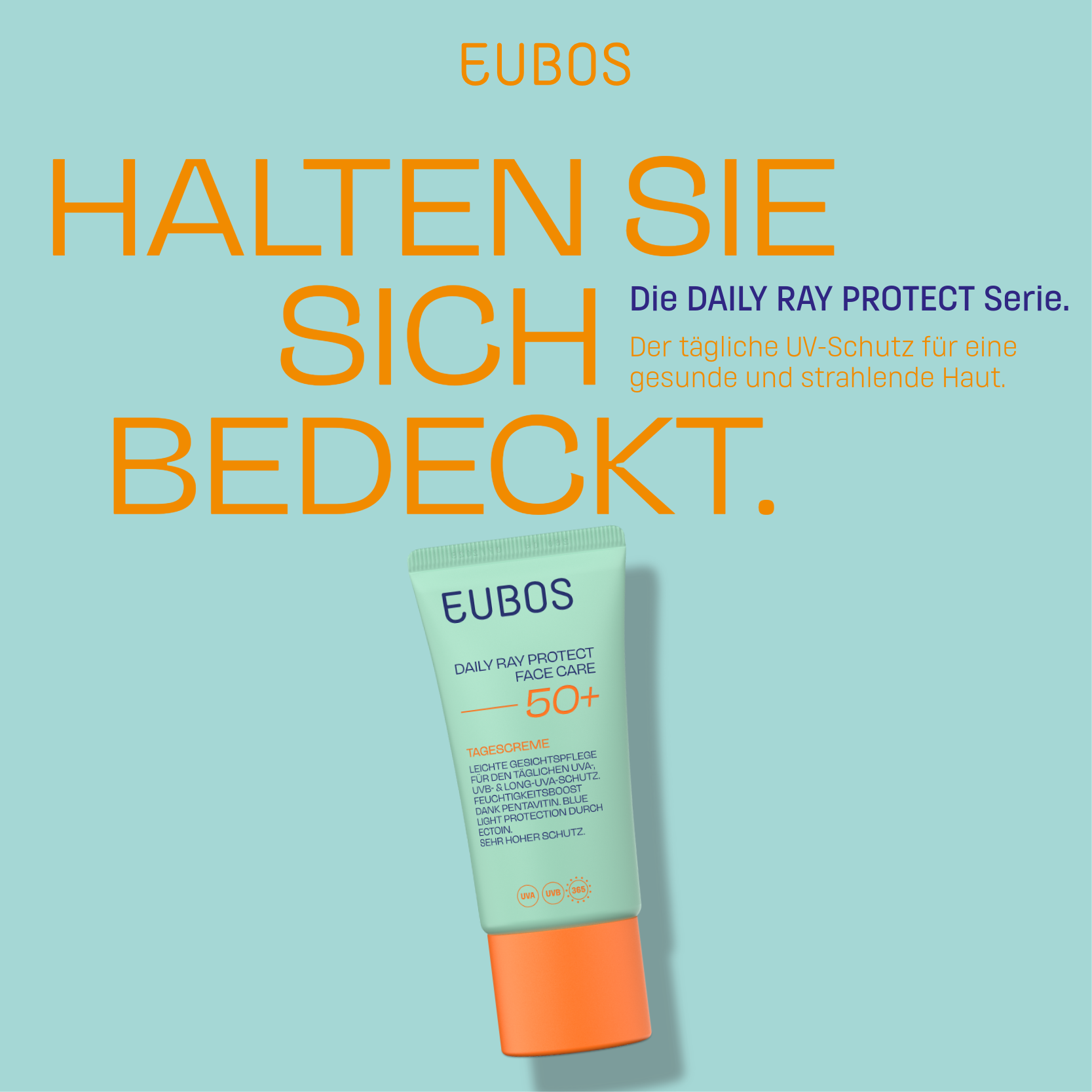 EUBOS DAILY RAY PROTECT FACE CARE 50+ TAGESCREME 50 ml Tagescreme