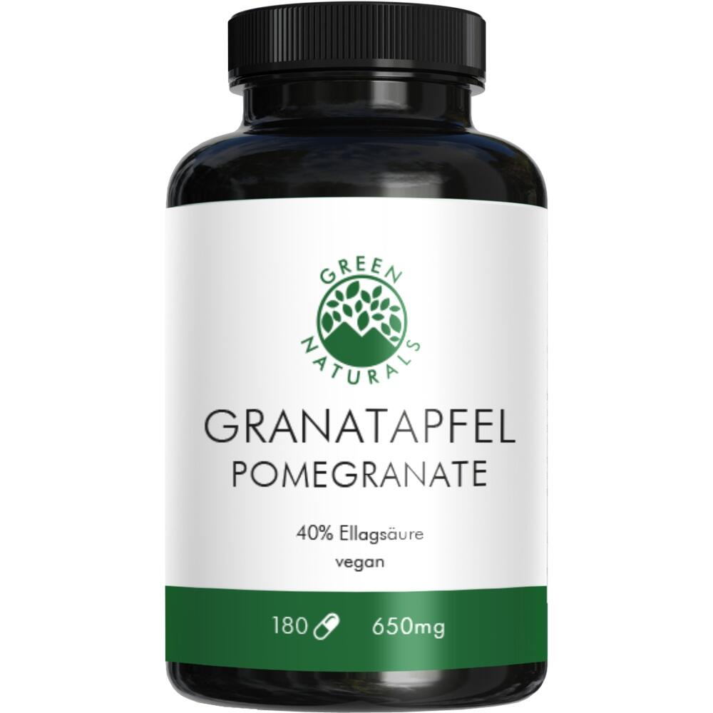 GREEN NATURALS Granatapfel + 40% Ellagsäure 180 St Kapseln