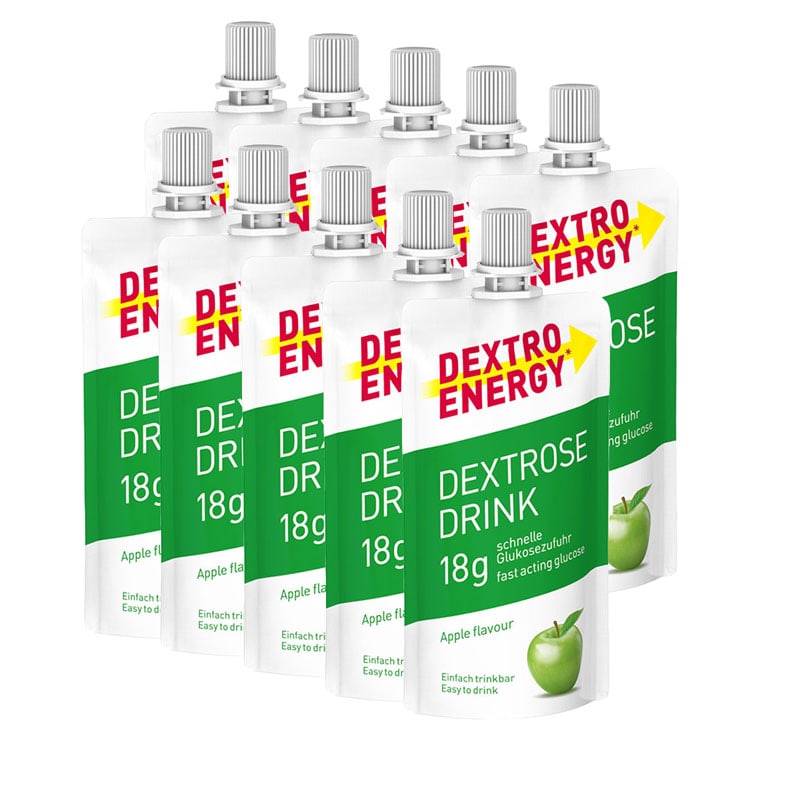 DEXTRO ENERGY Dextrose Apfel 10er Set 10X50 ml Flüssigkeit