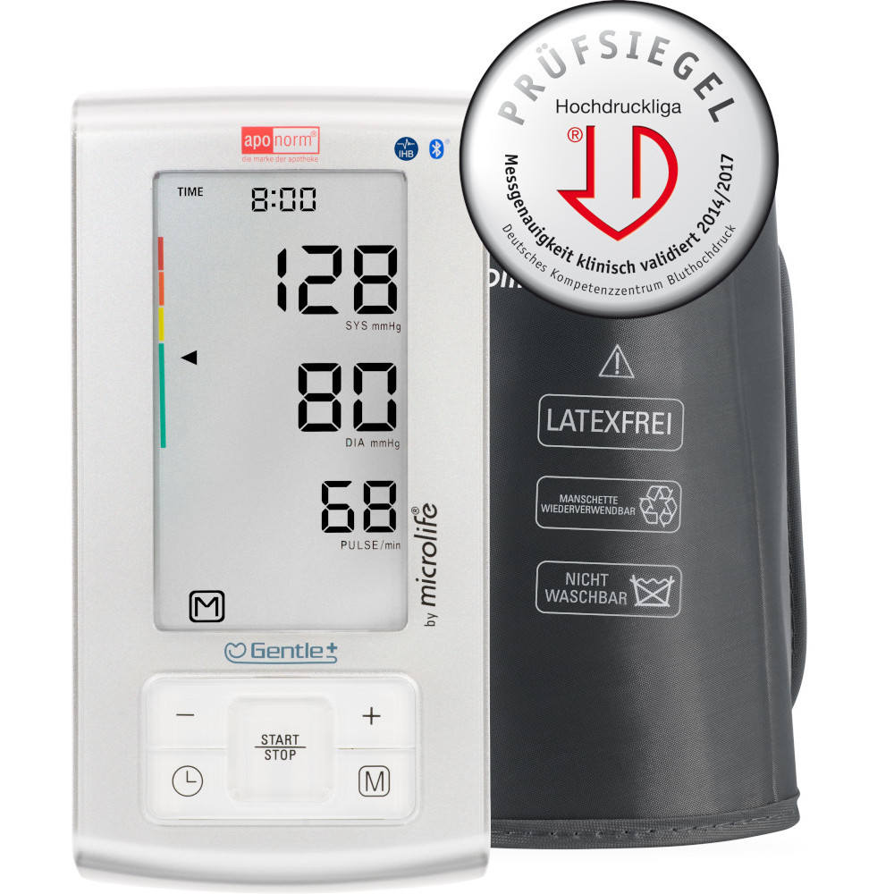 aponorm Blutdruckmessgerät Oberarm Basis Plus BLUETOOTH  1 St