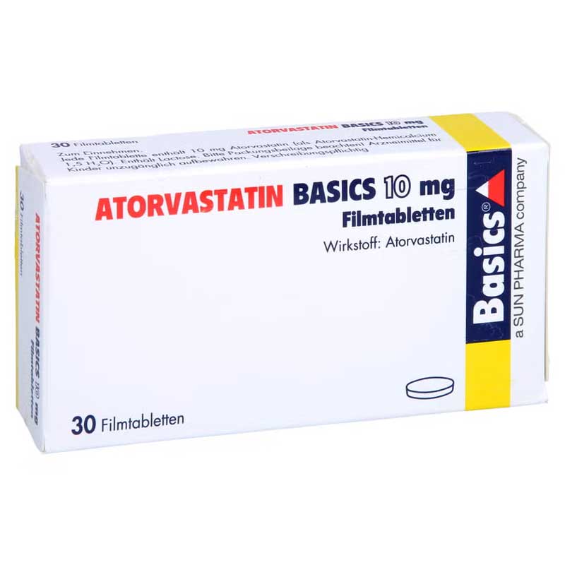 ATORVASTATIN BASICS 10mg 30 St Filmtabletten