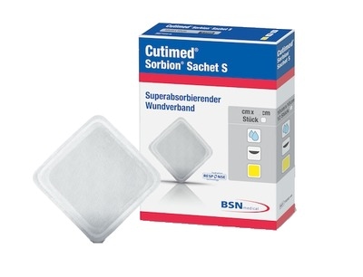 SORBION Cutimed Sachet S Wundauflage 20x20 cm 24 St Pflaster