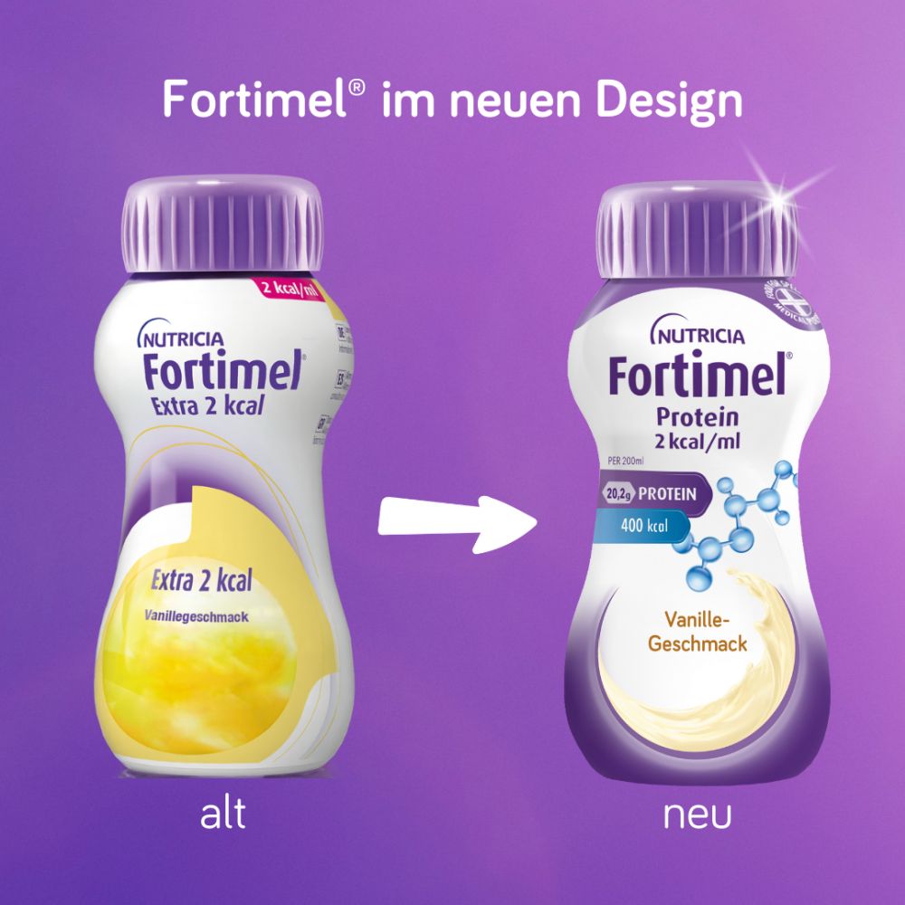 Fortimel Protein 2 kcal Vanille 4X200 ml Flüssigkeit