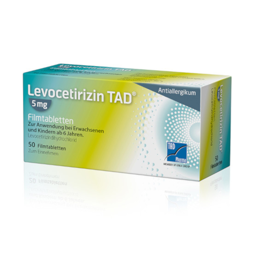 Levocetirizin TAD 5mg 50 St Filmtabletten