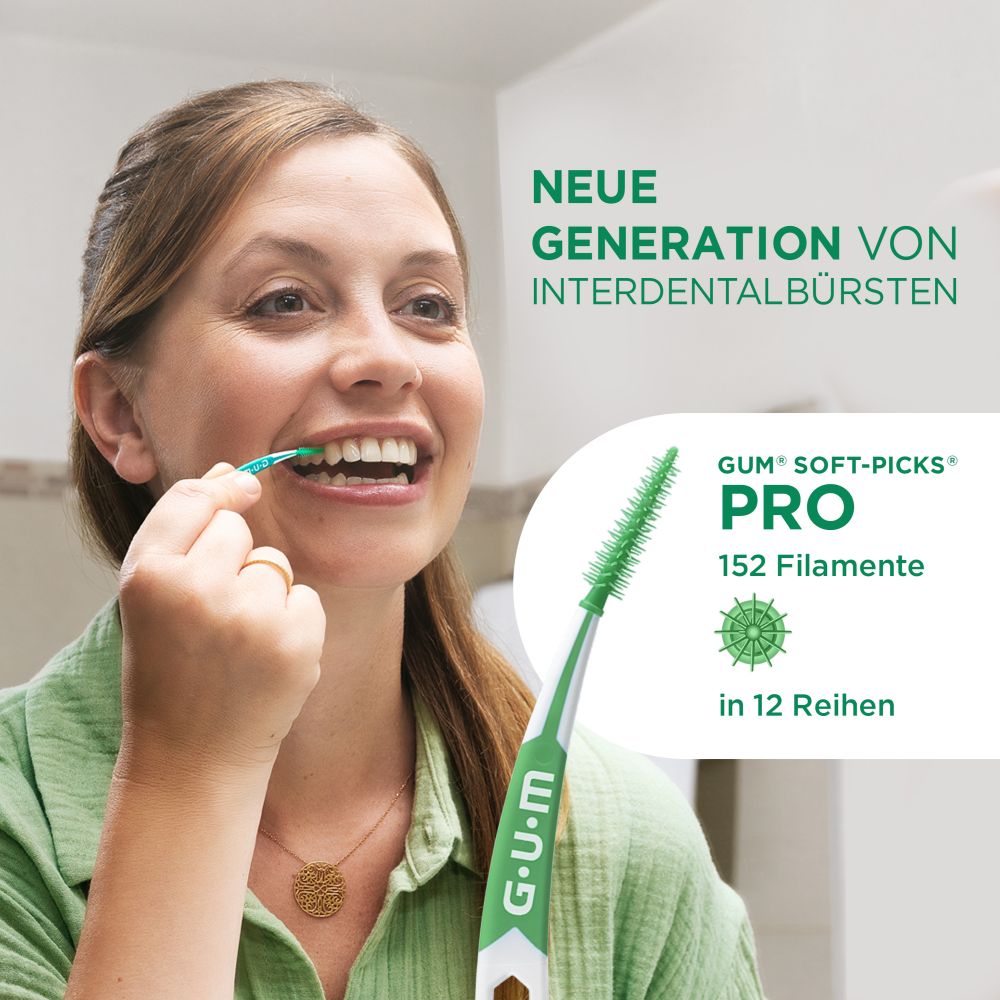 GUM SOFT-PICKS PRO Interdentalbüsten Large 30 St Zahnbürste