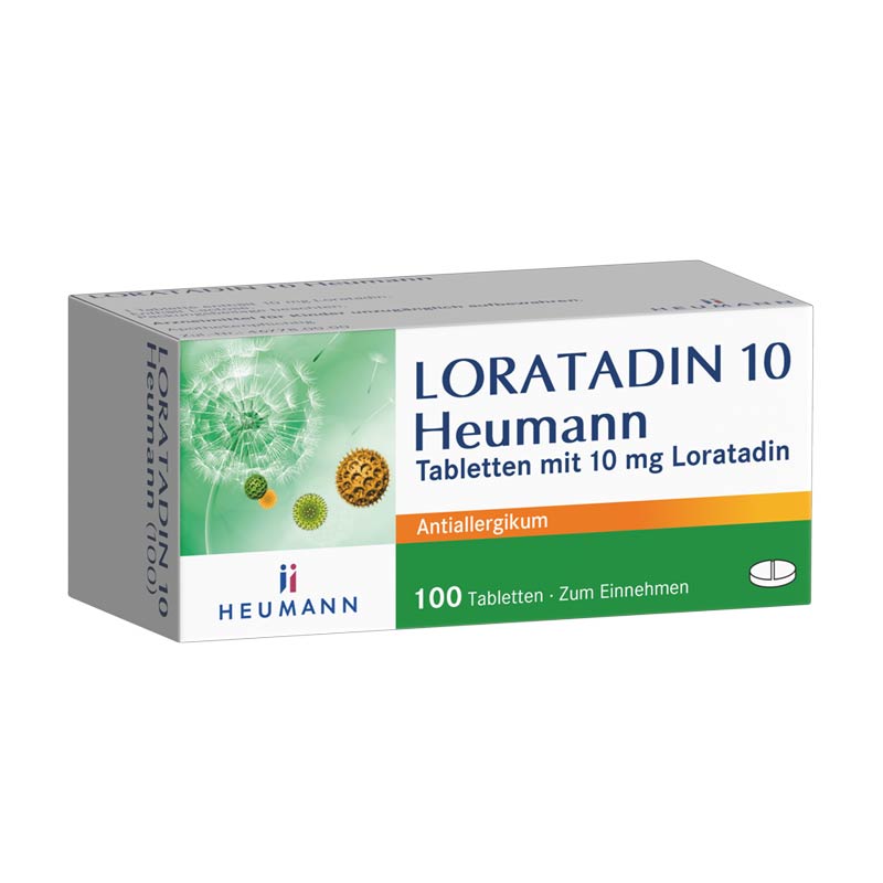 LORATADIN 10 Heumann 100 St Tabletten