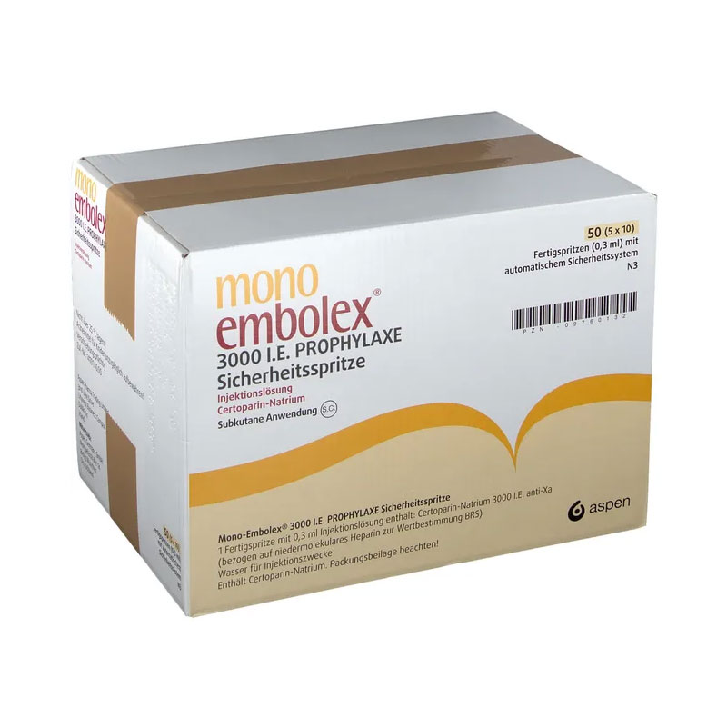 mono embolex 3000 I.E. PROPHYLAXE 50 St Injektionslösung